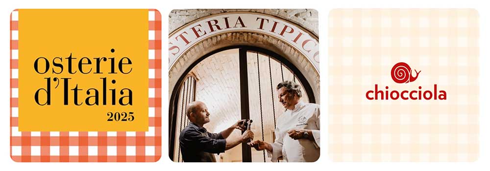 2025 Tipico Osteria dei Sensi conferma la Chiocciola Slow Food