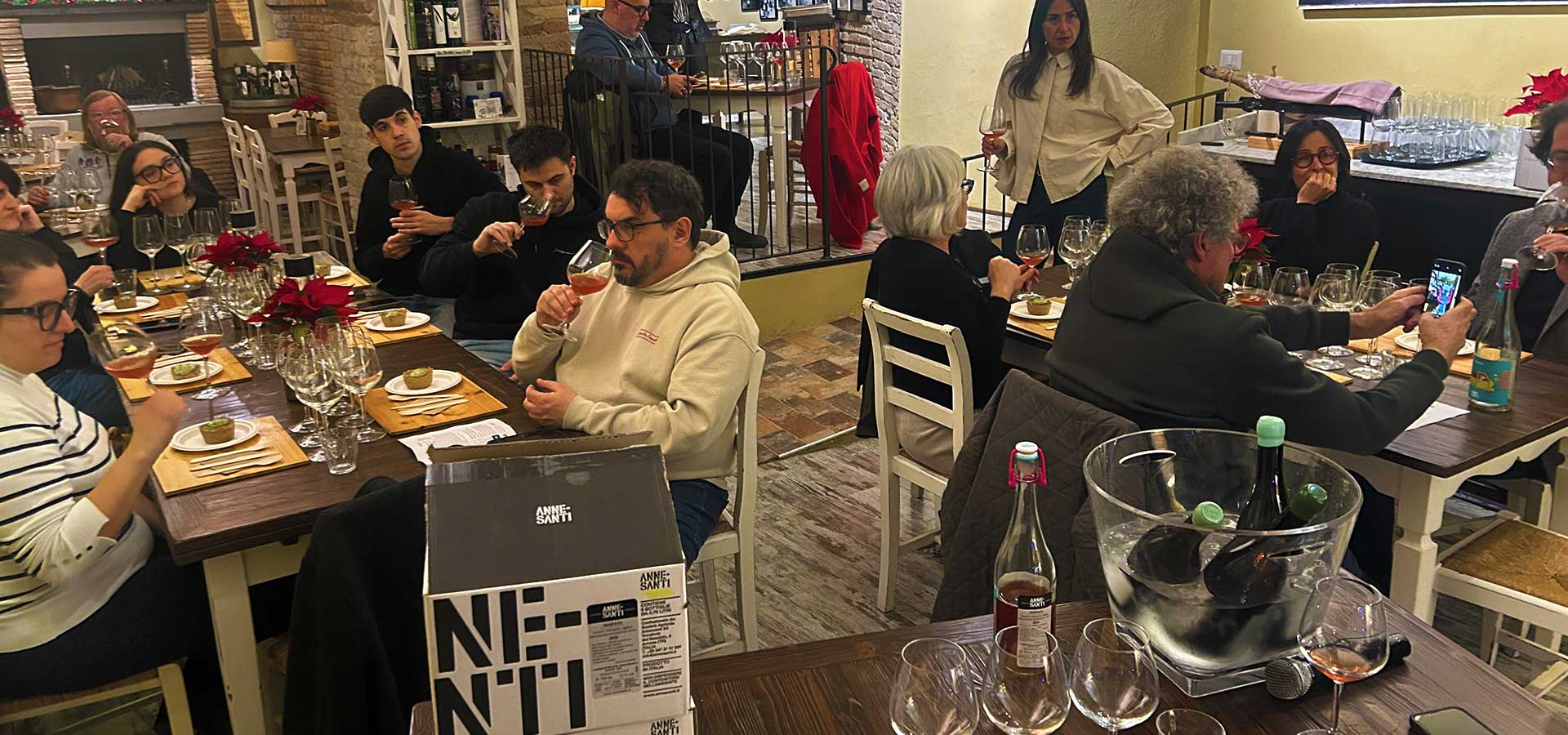 Wine tasting in Umbria – Trebbiano Spoletino by Cantina Annesanti with Valentina Dugo at Tipico Osteria Montone