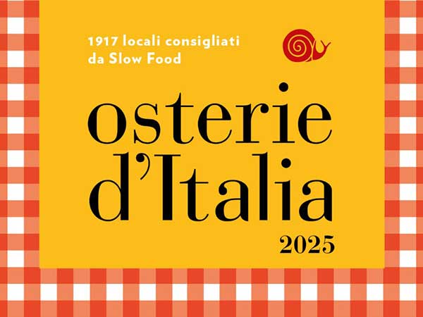 Chiocciola Slow Food 2025 – Guida Osterie d’Italia